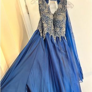 Beautiful beaded evening gown.